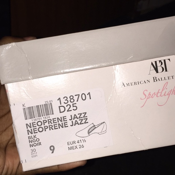 Black leather jazz shoes - Picture 3 of 3